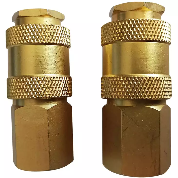 Paineilmaliitin 2 kpl Powerplus - Paineilmaletkut ja liittimet - 5400338041228 - 1
