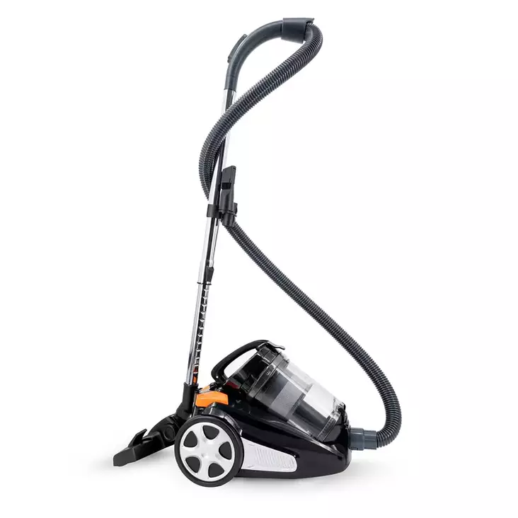 Pölypussiton pölynimuri | Pölypussiton | 700 W | Pölykapasiteetti: 3.0 l | Yhdistelmäharja | Toimintasäde: 8.50 m | HEPA ilmansuodatin | Antrasiitti / Musta / Oranssi - Pölynimurit - 5412810455638 - 1