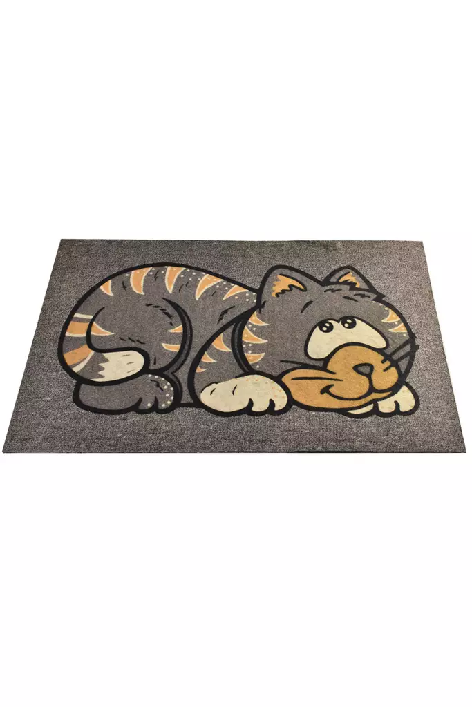 PVC-kynnysmatto, monivärinen, 40 x 60 cm, kestävä, liukumaton - Kynnysmatot ja kuramatot - 8681875387728 - 1