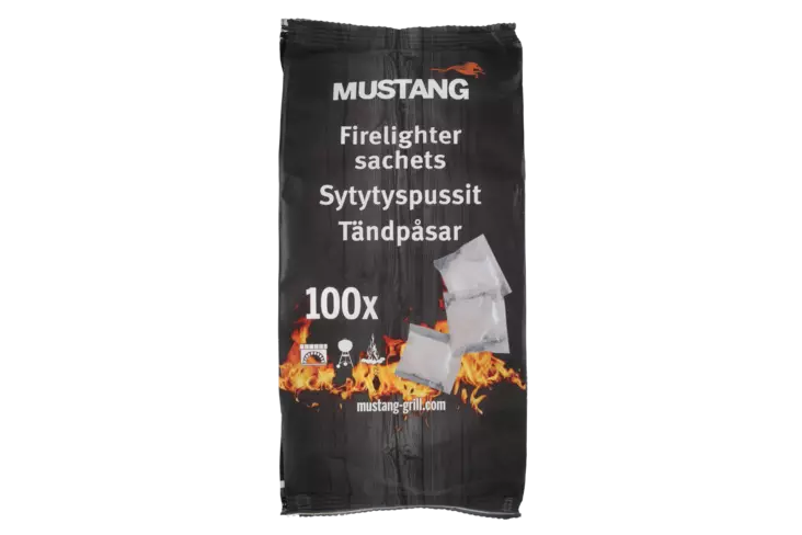 Sytytyspussi Mustang 100 kpl - Sytyttimet, sytykkeet, kaasut - 6410416266558 - 1
