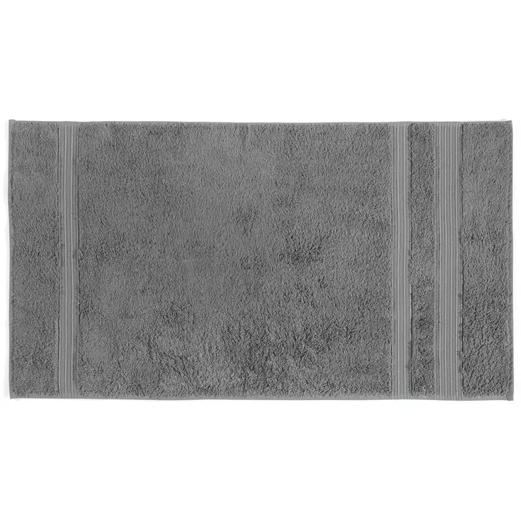 Tummanharmaa Kylpypyyhe 100x180 cm - 60% Puuvilla, 40% Bambua, 685 gr/m², Konepestävä, Ylellinen ja Kestävä - Pyyhkeet ja kylpytakit - 8681875945638 - 1
