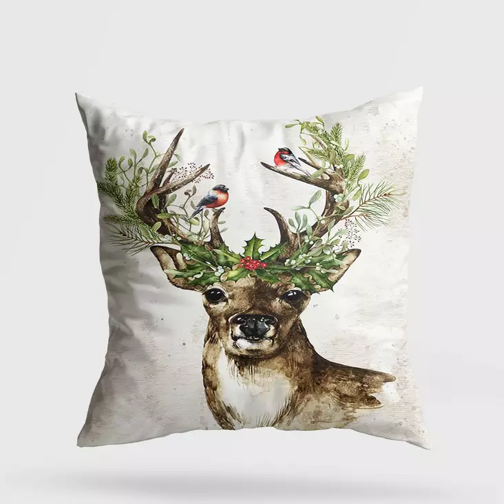 Tyyny, monivärinen, 43 x 43 cm, mukava, tyylikäs, käytännöllinen - Tyynyt ja peitot - 8683743381128 - 1