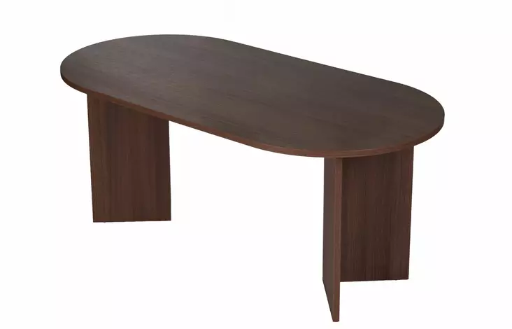 Walnut-ruokapöytä, 180x75x89,5 cm, 100% melamiinipinnoitettu lastulevy, tyylikäs ja kestävä, helppo puhdistaa - Keittiö- ja ruokailuhuonekalut - 8684283850068 - 1