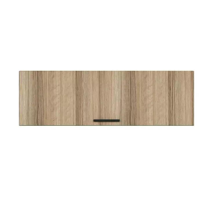 Walnut-seinakaappi - 100% Melamiinipinnoitettu Lastulevy, 18mm, 135x45x52cm, Tyylikäs ja Kestävä Säilytysratkaisu - Kaapit ja lipastot - 8684282702368 - 1