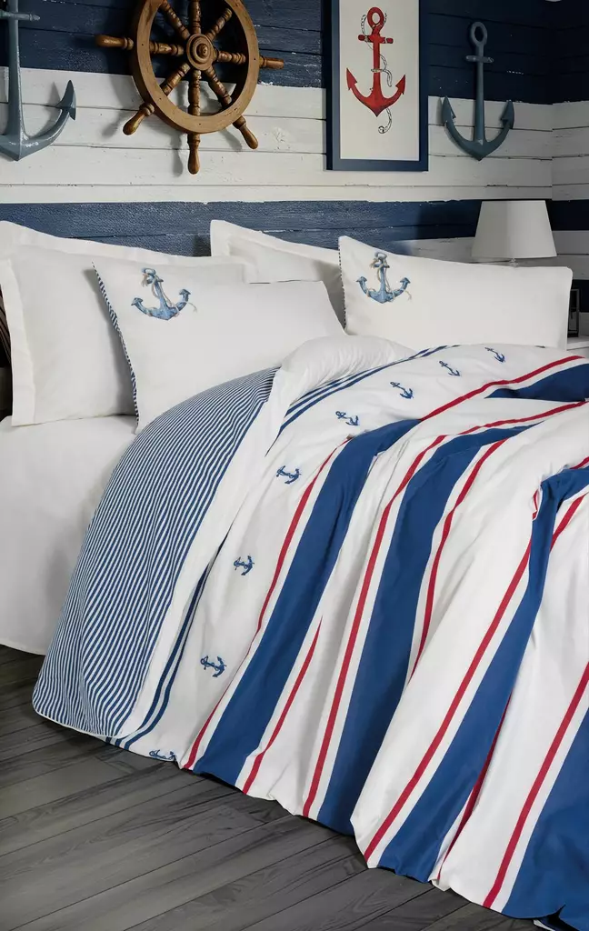 Yhden hengen pussilakanasetti Ranforce, ecru, 160 x 220 cm, mukava, kestävä, helppohoitoinen - Lakanat ja tyynyliinat - 8684283716128 - 1