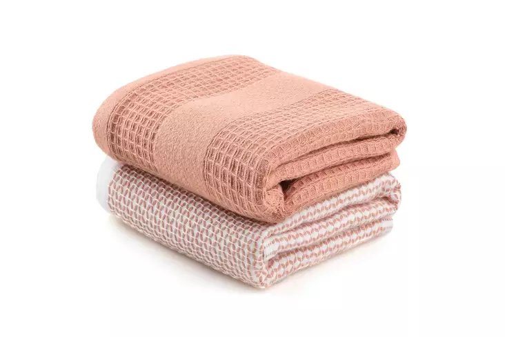 Ylellinen 100% Mikropuuvilla Kylpypyyhesetti 40x60 cm (2 kpl) - Monivärinen, Konepestävä 40 °C, Pehmeä ja Imukykyinen - Pyyhkeet ja kylpytakit - 8684282192718 - 1