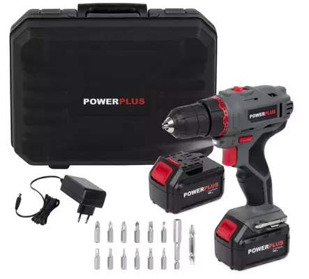 Akkuporakone 18V Powerplus POWE00042 - Akkuporakoneet ja ruuvinvääntimet - 5400338072529 - 1