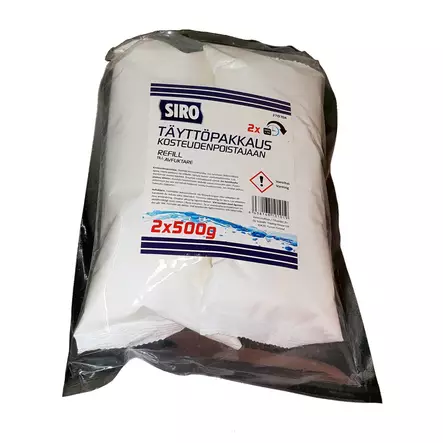 Kosteudenpoistaja täyttöpakkaus 2 x 500 g - Kosteudenpoistajat - 6438168101019 - 1