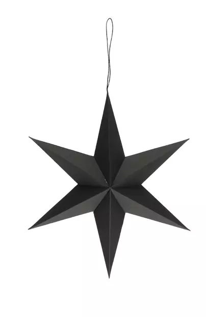 Paperit=C3=A4hti 6 sakaraa 30 cm musta - Joulukoristeet ja -tekstiilit - 6410416211459 - 1