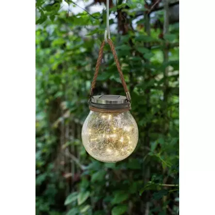 Solar-lasipurkki Airam Lulu 14 cm Ø 12cm - Aurinkokennovalaisimet - 6435200277329 - 2