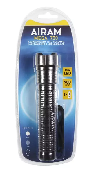 Airam teho Led taskulamppu 700 10w myyntipakkaus - Taskulamput - 6435200218919 - 2