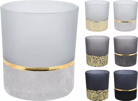 Tuikkukippo sametti 8 cm - Kynttilät ja lyhdyt - 8719987878619 - 1