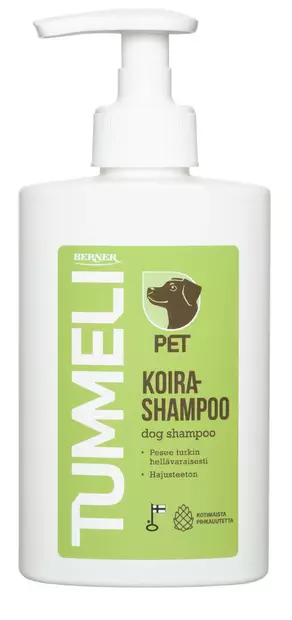 Tummeli Pet lemmikin shampoo 300 ml - Koirien ja kissojen yleistarvikkeet - 6414505136319 - 1