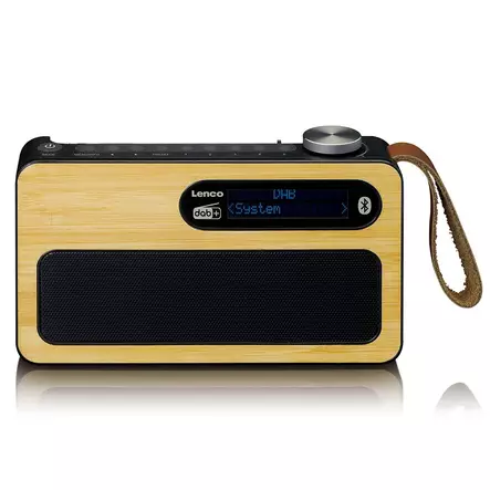Portable DAB+/ FM radio with Bluetooth® bamboo Black - Radiot ja MP3/4-soittimet - 8711902083399 - 10