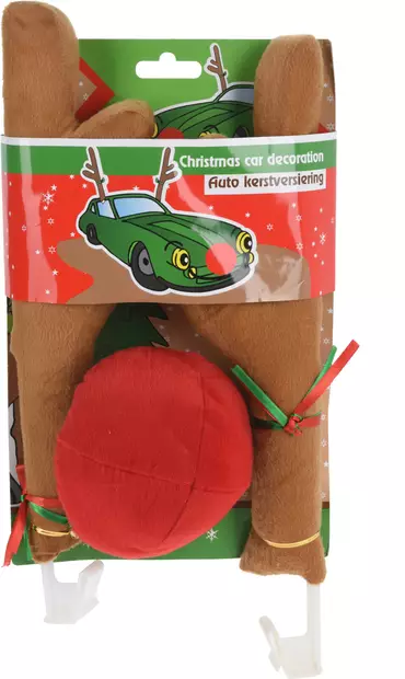 Autokoristesarja poro - Joulukoristeet ja -tekstiilit - 8721037069359 - 1