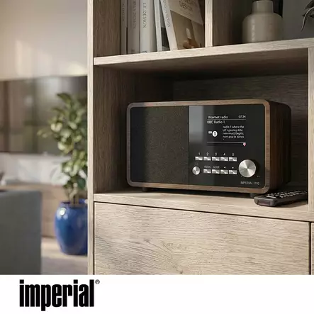 I110 (V2) Wi-Fi-internetradio, jossa on mediasoitin ja Bluetooth® - Wood Look - puukuvio - Radiot ja MP3/4-soittimet - 4024035223209 - 5