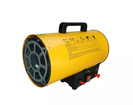 Kaasulämmitin 15kW Harju - Suoraliekillä ja puhaltimella (IP44) - Rakennuslämmittimet - 6438140200419 - 1
