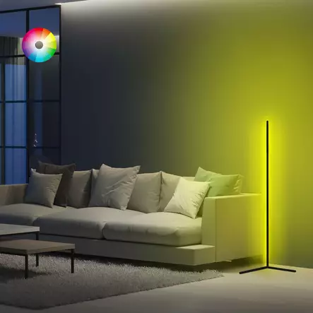 Lattiavalaisin, monivärinen, 120 cm, tyylikäs, energiatehokas - Lattia- ja pöytävalaisimet - 8682870188549 - 2