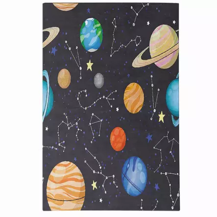 Monivärinen 160x230 cm Polyesterimatto - Liukumaton, Konepestävä, Digitaalipainettu, Raschel-neulottu, 10 mm Nukka - Suuret ja keskikokoiset matot - 8682870690769 - 1