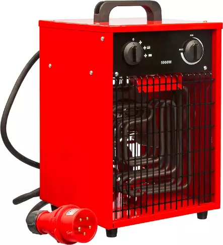Rakennuslammitin DURO 5kW - Puhallinlammitin, 400V, saadettava termostaatti, IP24 - Rakennuslämmittimet - 6438168099439 - 2