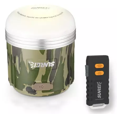 Sunrei CC Camo ladattava yleisvalo - Retkilyhdyt - 6957689701039 - 2