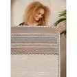 100% Puuvillamatto 50x80 cm - Antibakteerinen, Konepestävä, Liukumaton PVC-pohja, Beige/Ruskea/Musta - Pienet matot ja käytävämatot - 8683742640349 - 5