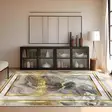100% Velvet Multicolor Matto 180x280 cm - Antibakteerinen, Liukumaton, Konepestävä, 3D Digitaalipainatus - Suuret ja keskikokoiset matot - 8681875980349 - 2