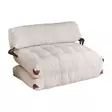 2-istuttava vuodesohva, valkoinen, Leveys 120 cm, mukava, monikäyttöinen - Vuodesohvat - 8684282400219 - 1