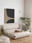2-istuttava vuodesohva, valkoinen, Leveys 120 cm, mukava, monikäyttöinen - Vuodesohvat - 8684282400219 - 3