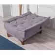 3-istuttava vuodesohva, harmaa, 190 cm leveä, mukava, tilaa säästävä - Vuodesohvat - 8681875323689 - 6