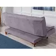 3-istuttava vuodesohva, harmaa, 190 cm leveä, mukava, tilaa säästävä - Vuodesohvat - 8681875323689 - 5