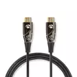 Aktiivinen Optinen High Speed HDMI-kaapeli, jossa Ethernet | HDMI liitin | HDMI liitin | 4K@60Hz | 18 Gbps | 20.0 m | Pyöreä | PVC | Musta | Pakkaus - HDMI-kaapelit - 5412810318179 - 1