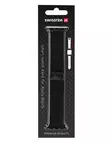 Apple Watch ranneke | Musta | 42-49 mm | Teräs | Swissten - Älykellot ja aktiivisuusmittarit - 8595217477209 - 2