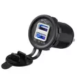 Latausportti USB py=C3=B6re=C3=A4 2x3.1A 12/24V - Muut autosähkötarvikkeet - 6438014270869 - 1