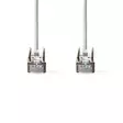 CAT5e verkkokaapeli | SF/UTP | RJ45 uros | RJ45 uros | 15.0 m | Pyöreä | PVC | Harmaa | Kirjekuori - Tietokone ja verkko - 5412810275809 - 10