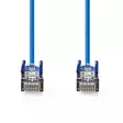 CAT5e verkkokaapeli | SF/UTP | RJ45 uros | RJ45 uros | 2.00 m | Pyöreä | PVC | Sininen | Label - Tietokone ja verkko - 5412810422609 - 10