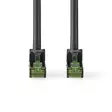 CAT7 verkkokaapeli | S/FTP | RJ45 uros | RJ45 uros | 1.00 m | Snagless | Pyöreä | LSZH | Musta | Label - Tietokone ja verkko - 5412810424269 - 10