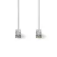 Cat 8.1 verkkokaapeli | S/FTP | RJ45 uros | RJ45 uros | 0.25 m | Pyöreä | LSZH | Valkoinen | Kirjekuori - Tietokone ja verkko - 5412810319619 - 10