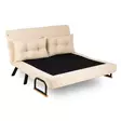 2-istuttava vuodesohva, kerma, 175 cm x 133 cm, kestävä, helposti muunneltava - - 19-19-8683342388849 - 3