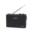 DAB+ Radio | Pöytämalli | DAB+ / FM | 2.8 " | Mustavalkoinen näyttö | Paristokäyttöinen / Verkkovirtakäyttöinen | Digitaalinen | 15 W | Bluetooth | Kuulokkeiden lähtöliitäntä | Kantokahva | Musta - Radiot ja MP3/4-soittimet - 5412810272679 - 2