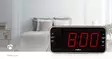Digitaalinen Kelloradio | LED | 1x 3.5 mm Audio Input | Ajan heijastus | AM / FM | Torkkutoiminto | Uniajastus | Hälytysten lukumäärä: 2 | Musta - Kellot - 5412810274109 - 90