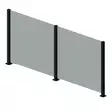 Green Land Patio harmaa lasielementti - Aitatolpat - 6438014305899 - 1