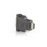 HDMI -sovitin | HDMI liitin | DVI-D 24+1-Pin Naaras | Kullattu | Suora | ABS-Muovi | Antrasiitti | 1 kpl | Laatikko - Videoliittimet ja plugit - 5412810265459 - 8