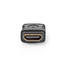HDMI -sovitin | HDMI Ulostulo | HDMI Ulostulo | Kullattu | Suora | Muovi | Musta | 1 kpl | Laatikko - Videoliittimet ja plugit - 5412810289929 - 6