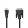 HDMI -kaapeli | HDMI liitin | DVI-D 24+1-Pin Uros | 1080p | Niklattu | 3.00 m | Suora | PVC | Musta | Laatikko - HDMI-kaapelit - 5412810288519 - 1