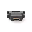 HDMI -sovitin | HDMI liitin | DVI-D 24+1-Pin Naaras | Kullattu | Suora | ABS-Muovi | Antrasiitti | 1 kpl | Laatikko - Videoliittimet ja plugit - 5412810265459 - 10