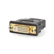 HDMI -sovitin | HDMI liitin | DVI-D 24+1-Pin Naaras | Kullattu | Suora | ABS-Muovi | Antrasiitti | 1 kpl | Laatikko - Videoliittimet ja plugit - 5412810265459 - 41