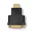 HDMI -sovitin | HDMI liitin | DVI-D 24+1-Pin Naaras | Kullattu | Suora | ABS-Muovi | Antrasiitti | 1 kpl | Laatikko - Videoliittimet ja plugit - 5412810265459 - 30