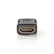 HDMI -sovitin | HDMI Ulostulo | HDMI Ulostulo | Kullattu | Suora | Muovi | Musta | 1 kpl | Laatikko - Videoliittimet ja plugit - 5412810289929 - 15