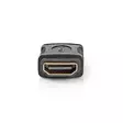 HDMI -sovitin | HDMI Ulostulo | HDMI Ulostulo | Kullattu | Suora | Muovi | Musta | 1 kpl | Laatikko - Videoliittimet ja plugit - 5412810289929 - 25